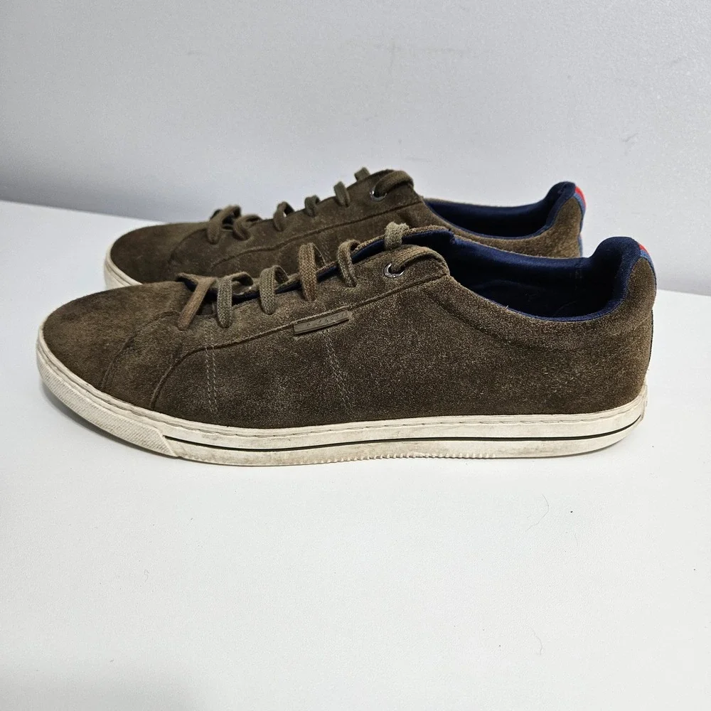 Ted Baker London Eppand Mens Suede Low Top Sneakers 10.5